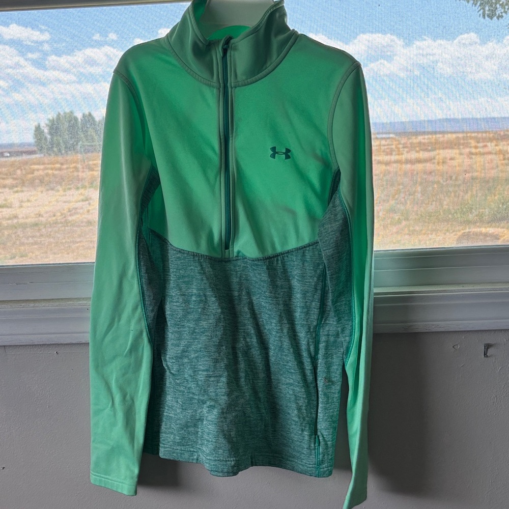 Under Armour Mint and Teal Performance Pullover